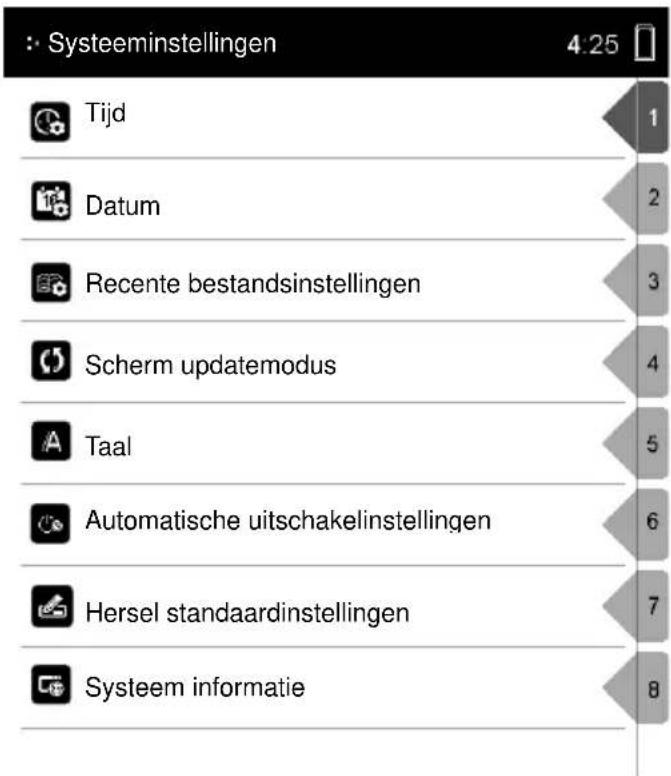 Difrnce EB6000 - Systeeminstellingen - 1