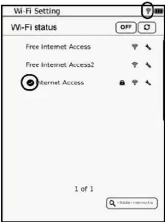 Icarus Sense E650SR - Op een Wi-Fi network aansluiten - 10