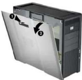HP Z660 - Het workstation voorbereiden op de installatie van de onderdelen - 3