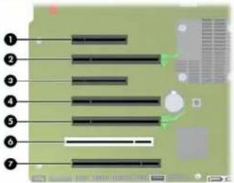 HP Z660 - Het juiste uitbreidingskaartslot vinden - 3