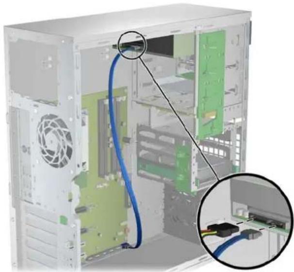HP Z660 - Een optische drive installeren (mini-towerconfiguratie) - 2