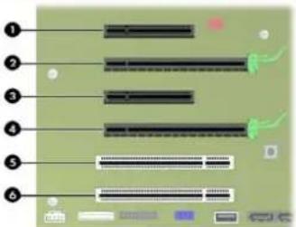 HP Z660 - Het juiste uitbreidingskaartslot vinden - 2
