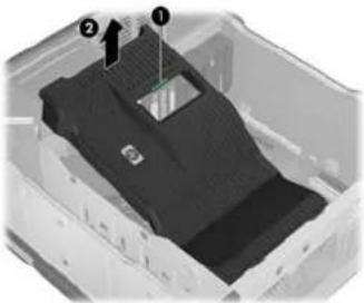 HP Z660 - Het workstation voorbereiden op de installatie van de onderdelen - 9