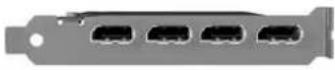HP Z660 - Videokaarten aansluiten op monitorconnectoren - 1