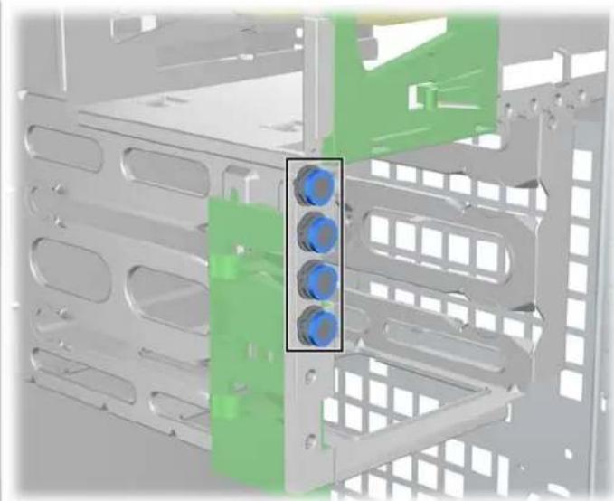 HP Z660 - Een HDD in een HP Z400-werkstation installeren - 1