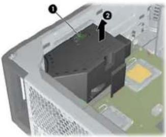 HP Z660 - Het workstation voorbereiden op de installatie van de onderdelen - 10