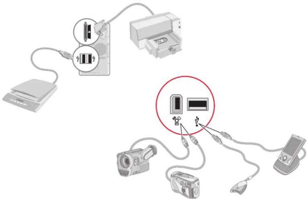 HP Pavilion media center M7370 - Aansluiten op andere apparaten - 2