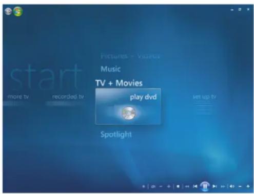 HP Pavilion 6210 - Dvd-films afspelen in Windows Media Center - 1