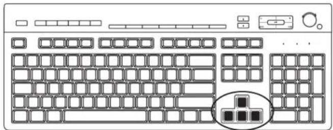 HP Pavilion 6210 - Pijltoetsen - 1