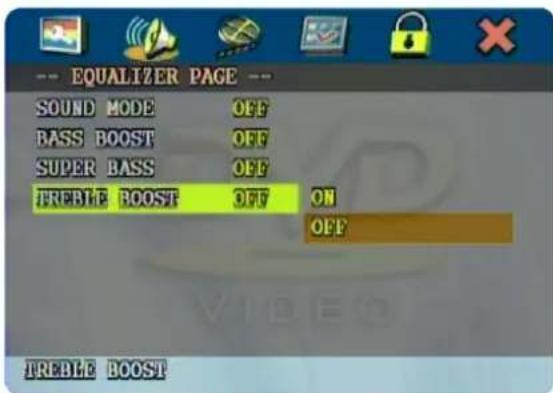 YAKUMO DVD Traveller 8.0 - Zet de TV Display mode in de juiste verhouding: - 16