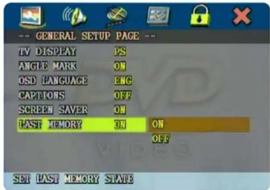 YAKUMO DVD Traveller 8.0 - Zet de TV Display mode in de juiste verhouding: - 9