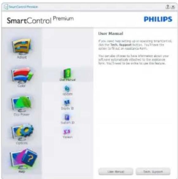 PHILIPS 229C4Q - Menu Help - 1