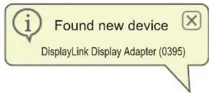 Found new device DisplayLink Display Adapter (0395)