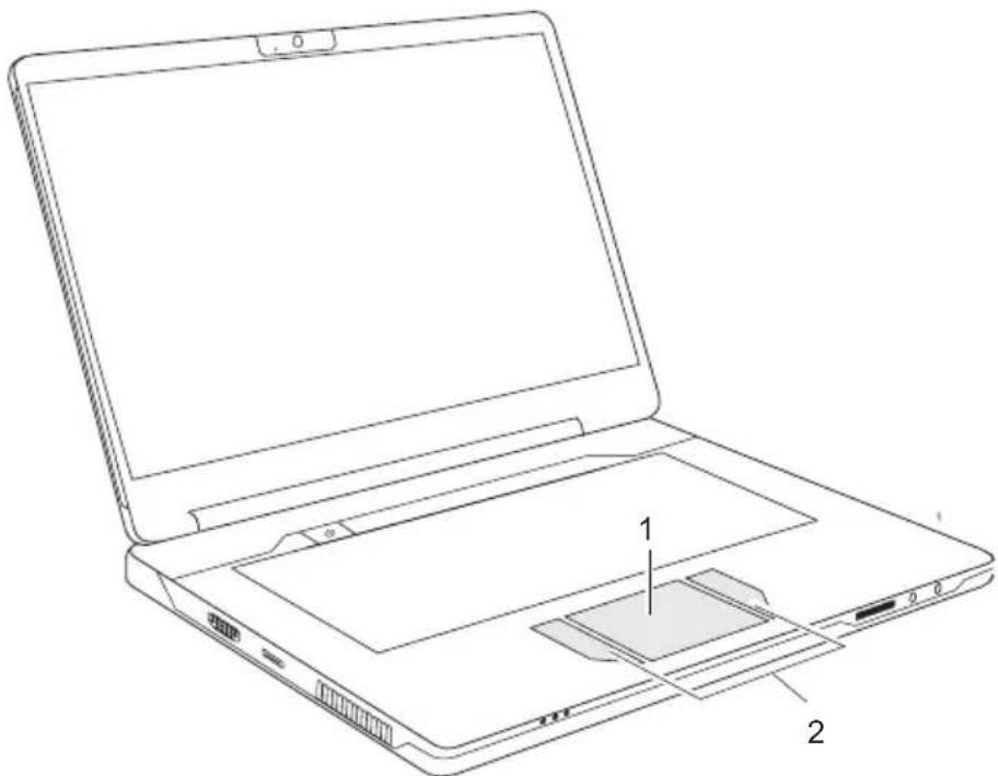 FUJITSU SIEMENS Amilo Mini - Touchpadentouchpad-toetsen - 2