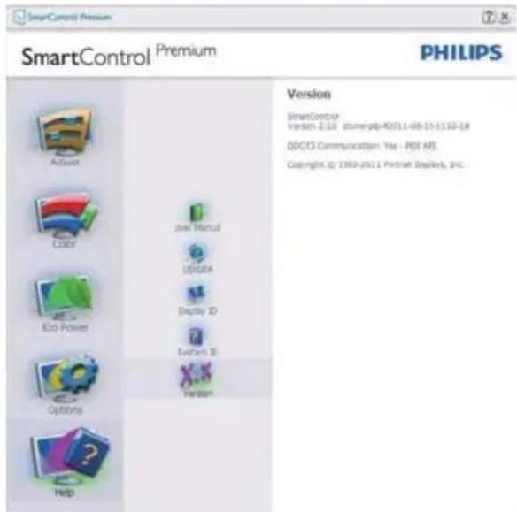 SmartControl Premium PHILIPS Version SmartControl Version 2.13 dbone-gpt-401L1-08-15-1133-18 DOCOS Communication: Yes - PDF ARE Copyright: IP: 1992-2011 Portrait Dealers, INC.