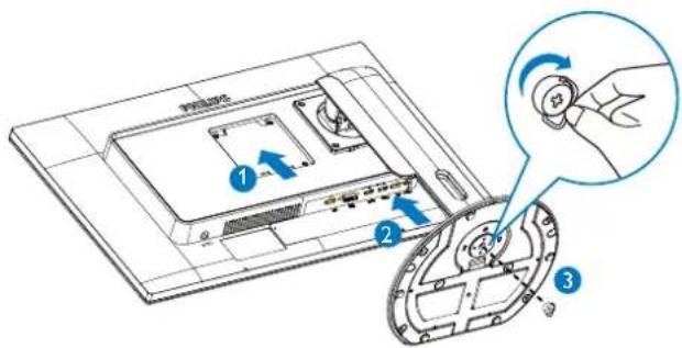 PHILIPS C272P4 - Het voetstuk installeren - 2