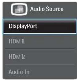 Audio Source DisplayPort HDM Ⅱ HDM Ⅱ Audio In