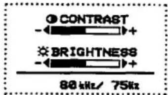 CONTRAST BRIGHTNESS 80 kHz/ 75Hz