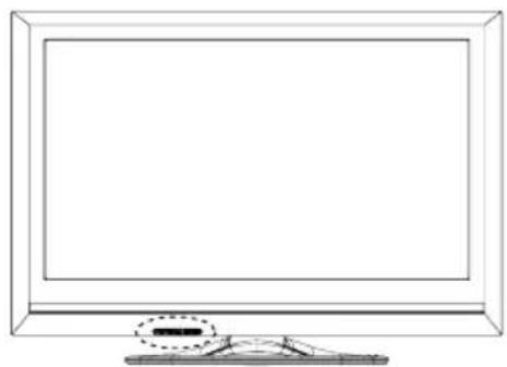HITACHI UT37MX70E - De sticker voor het bedieningspaneel - 1