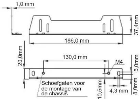 IIYAMA ProLite TF1934MC - AFMETINGEN : L-BRACKET - 2