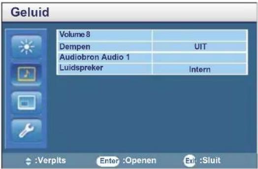 IIYAMA ProLite LH6562S - INHOUD VAN HET AANPASSINGSMENU - 1