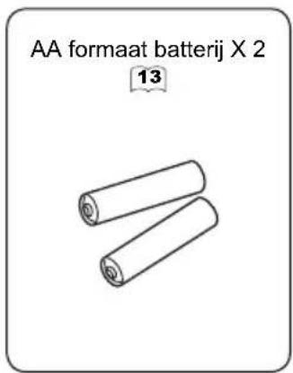 AA formaat batterij X 2 13