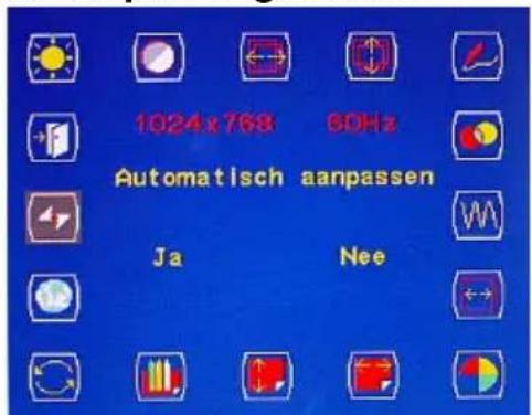1024x768 90Hz Automatisch aanpassen Ja Nee