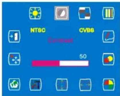 NTSC CVBS Contrast 50