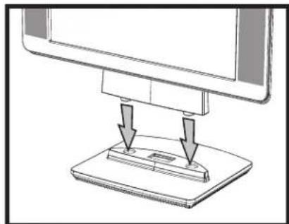 COMPAQ W2207 - De voetplaat assembleren - 1