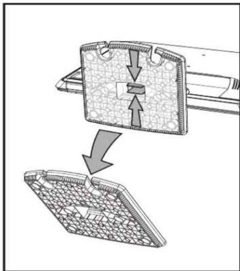 COMPAQ W2207 - De voetplaat verwijderen - 1