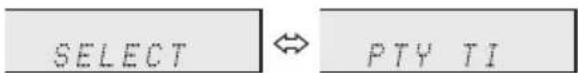 SELECT ⇔ PTY TI