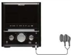 SILVERCREST KH2365 - Aansluiting van hoofdtelefoon - 1
