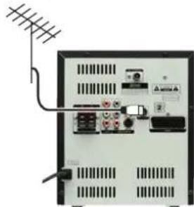 SILVERCREST KH2365 - Antenne voor digitale en analoge TV aansluiten - 1