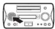 KENWOOD R-K1 - Selecteer de [CD] als signaalbron - 1
