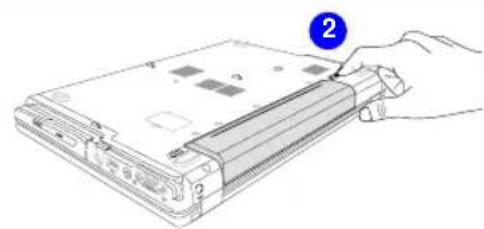 MSI GX720-022NL - De Batterijdoos Ontgrendelen - 1