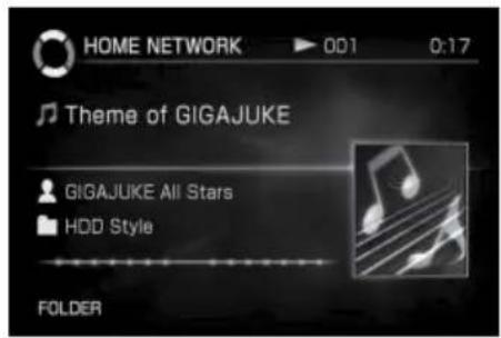 HOME NETWORK 001 0:17 Theme of GIGAJUKE GIGAJUKE All Stars HDD Style FOLDER