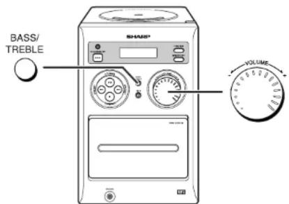 SHARP XL-MP40H - Geluidsregeling - 1