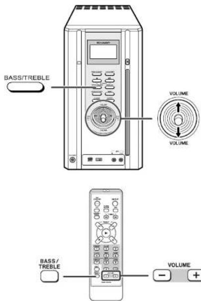 SHARP XL-MP9H - Geluidsregeling - 1