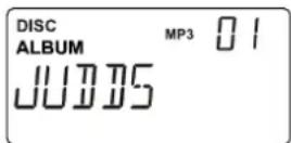 AKAI AMP120 - Om op een MP3/WMA-cd te zoeken naar een specifiek album: - 2