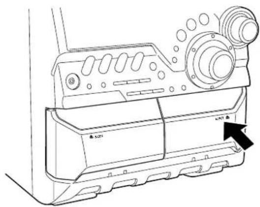 JVC CA-MXK5 - Druk op de toets EJECT ▲ van deck B. - 1