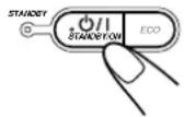 JVC CA-MXK5 - De stroom in- en uitschakelen - 1