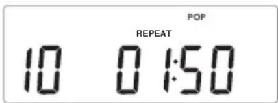POP REPEAT 10 0:15:0