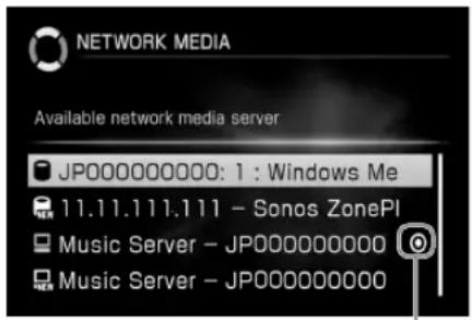 NETWORK MEDIA Available network media server JP000000000: 1 : Windows Me 11.11.111.111 - Sonos ZonePI Music Server - JP000000000 Music Server - JP000000000