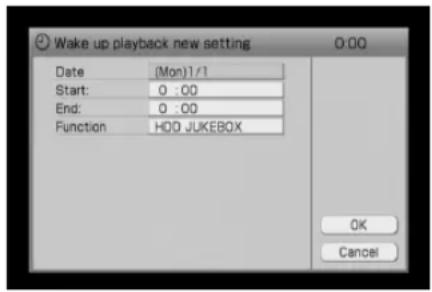 SONY NAC-HD1 - De wektimer gebruiken - 1