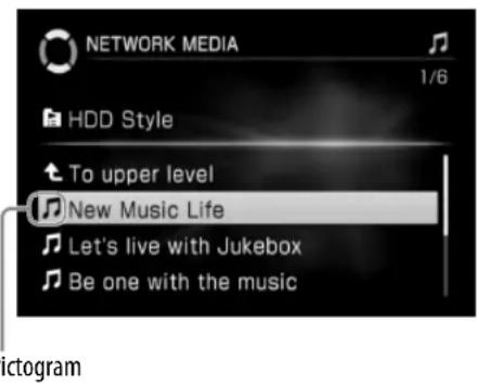 SONY NAC-HD1 - Over audio-indelingen - 1