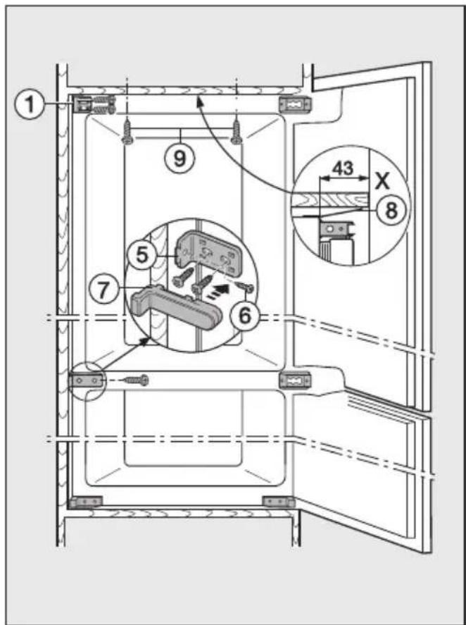 MIELE KF 889 I DNE 1 - Het inbouwen van de koel-vriescombinatie - 1