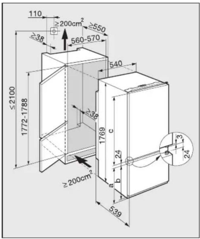 110 ≥200cm² ≥550 ≥38 560-570 ≤2100 1772-1788 ≥38 ≥200cm² 1769 c 24 a b 539 3 24