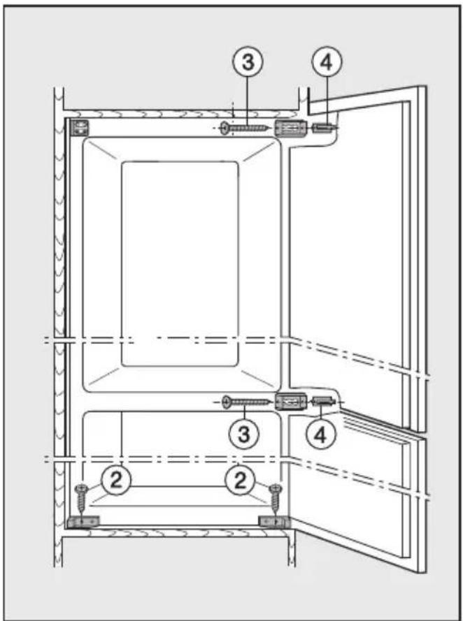 MIELE KF 889 I DNE 1 - Het inbouwen van het apparaat - 2