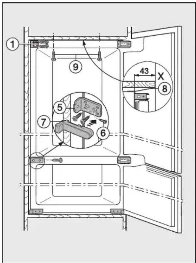 MIELE KF 888 iDN-1 - Het inbouwen van de koel-vriescombinatie - 1