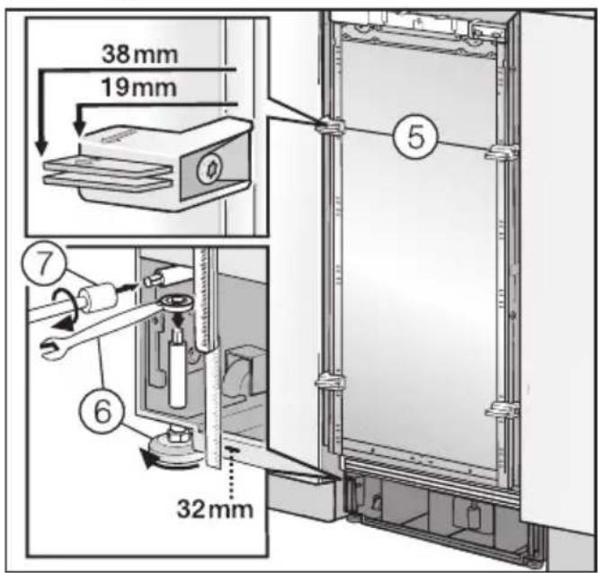 MIELE KWT 1611 VI - Het stellen van het apparaat - 1